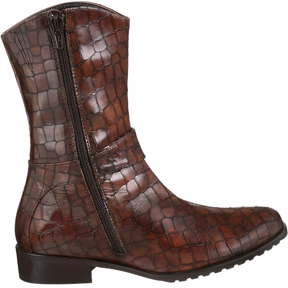 Amalfi by Rangoni Women's Pria Ankle Boot Burgandy Size 8.5” Made in Italy NWOT - Picture 2 of 13